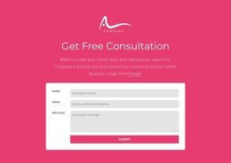 Contact Form With Logo - Free Joomla Template
