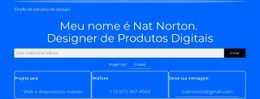 Meu Nome É Nat Norton - Download Gratuito Do Design Do Site