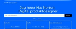 HTML-Sida För Jag Heter Nat Norton