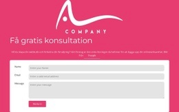 HTML-Landning För Kontaktformulär Med Logotyp