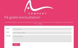 Kontaktformulär Med Logotyp - Webbmall