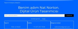 Benim Adım Nat Norton Için HTML Sayfası