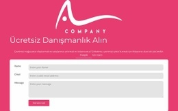 Logolu Iletişim Formu - Açılış Sayfası