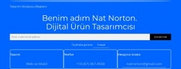 Benim Adım Nat Norton Için En Yaratıcı Web Sitesi Oluşturucu