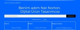 Benim Adım Nat Norton - Web Sitesi Tasarımını Ücretsiz Indirme