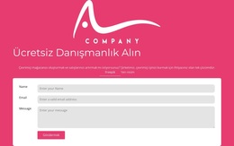 Logolu Iletişim Formu - En Iyi Ücretsiz WordPress Teması