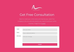 Contact Form With Logo - Web Design