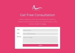 Contact Form With Logo - Mockup Design