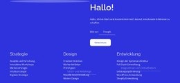 Strategie, Design, Entwicklung - Kostenlose Zielseite, Vorlage HTML5