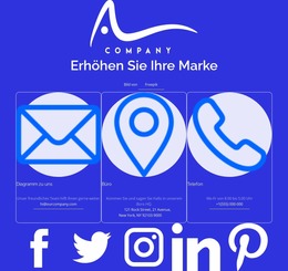 Planen Sie Zu Uns Und Rufen Sie Uns An – Kostenlose Seitenersteller-Templates