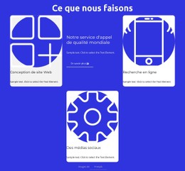 Mise En Page CSS Gratuite Pour Ce Que Nous Faisons Bloquer Avec La Grille