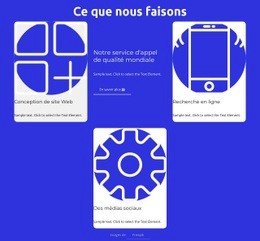 Ce Que Nous Faisons Bloquer Avec La Grille - Thème De La Page