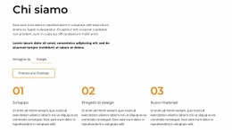 Chi Siamo Blocco Con Ripetitore Di Griglia - Modello Di Mockup Del Sito Web