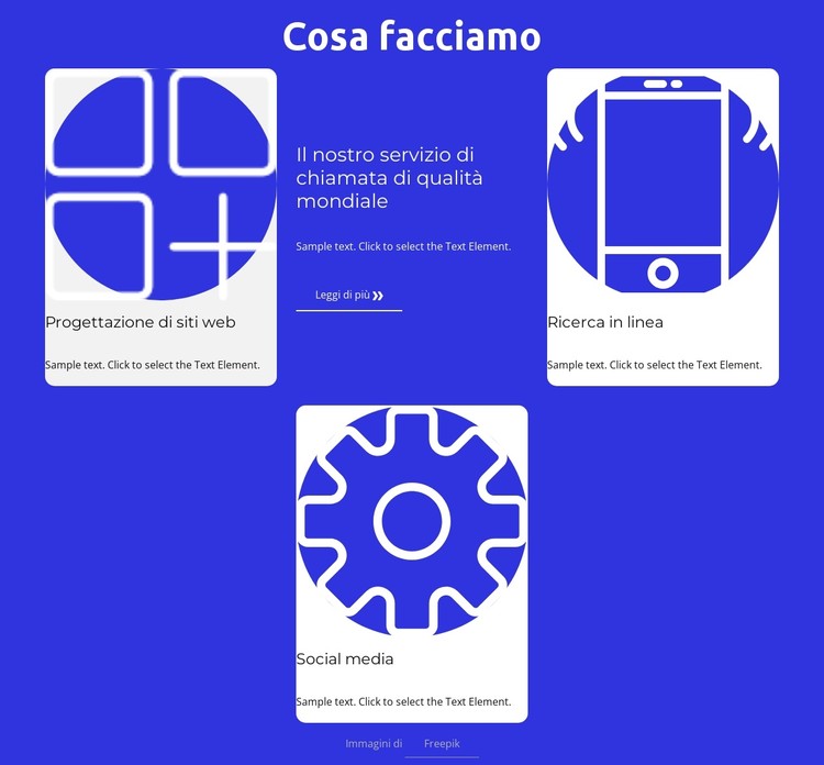 Quello che facciamo blocco con la griglia Modello CSS