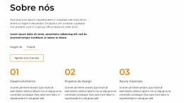 Design De Site Sobre Nós Bloco Com Repetidor De Grade Para Qualquer Dispositivo