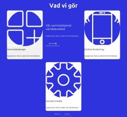 Gratis CSS-Layout För Det Vi Gör Blockerar Med Rutnät