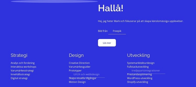 Strategi, design, utveckling WordPress -tema