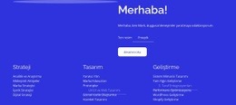 Strateji, Tasarım, Geliştirme - HTML Site Builder