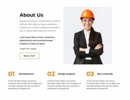 About Us Block With Grid Repeater - Ecommerce Landing Page