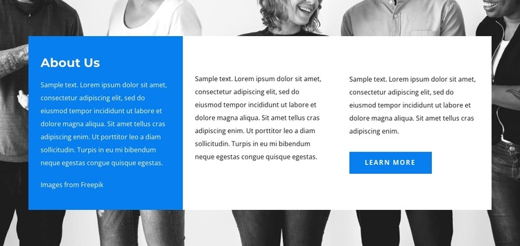 About our staff HTML5 Template
