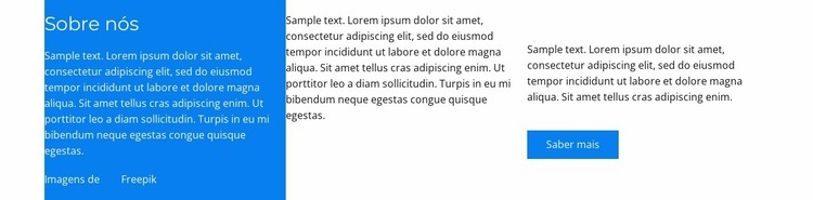 Sobre nossa equipe Modelos de construtor de sites