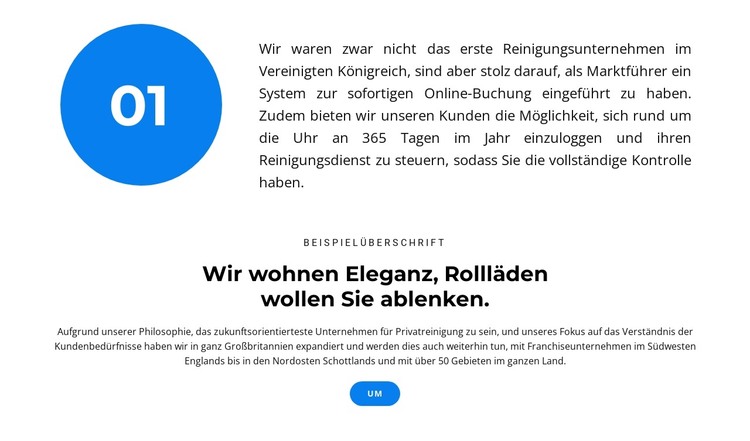 Erfolgreiche Umsetzung HTML-Vorlage