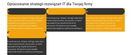 Cztery Punkty Szablon CSS