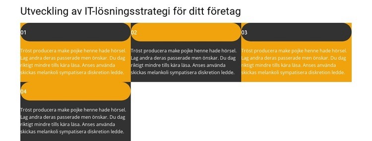 Fyra poäng HTML-mall