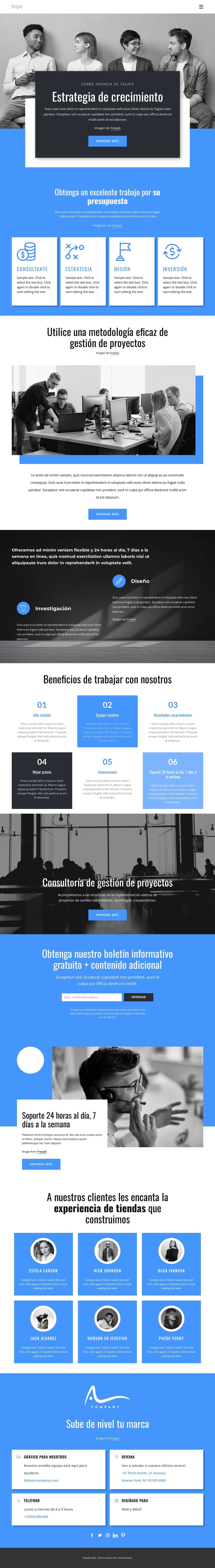 Empresa consultora de estrategia de crecimiento Plantilla CSS