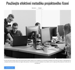 Metodologie Řízení Šablona Vstupní Stránky