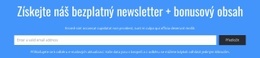 Šablona CSS Pro Získejte Náš Bezplatný Newsletter