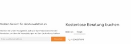 Kontaktblock Mit Netzwiederholer - Responsive Website-Vorlagen