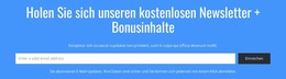 CSS-Vorlage Für Holen Sie Sich Unseren Kostenlosen Newsletter