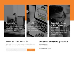 Bloque De Contactos Con Repetidor De Rejilla - Descarga De Plantilla De Sitio Web