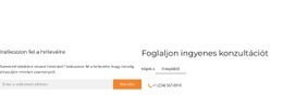 Érintkezőblokk Rácsátjátszóval – Reszponzív Webhelysablonok