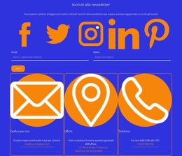 La Newsletter - Trascina E Rilascia Il Tema WordPress