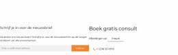 Contactblok Met Netrepeater - Responsieve Websitesjablonen