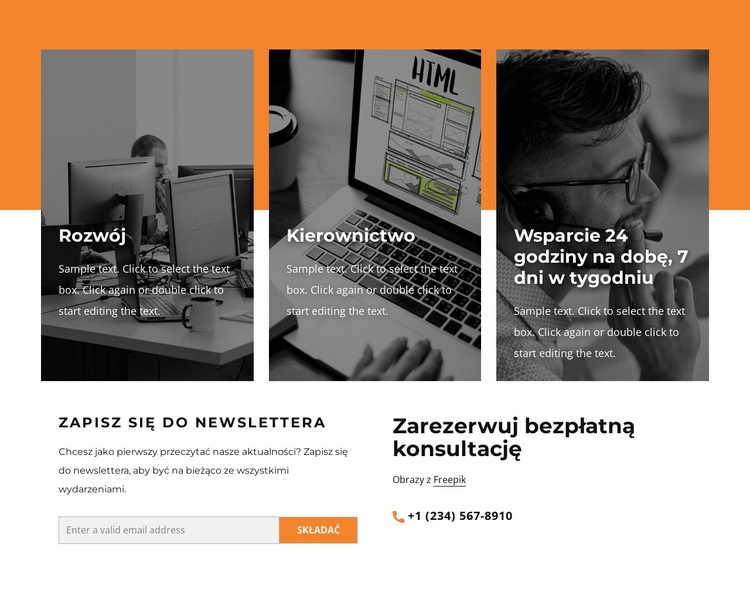 Blok styków z wzmacniaczem sieci Motyw WordPress