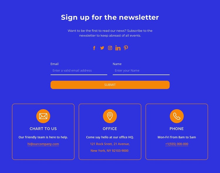 The newsletter Static Site Generator