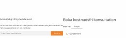 Kontaktblock Med Nätrepeater - HTML- Och CSS-Mall