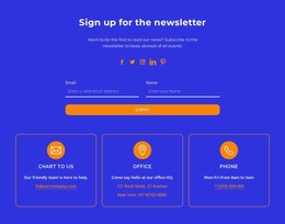 Website Mockup Tool For The Newsletter