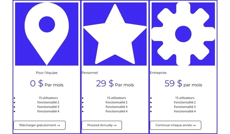 Meilleur taux Maquette de site Web