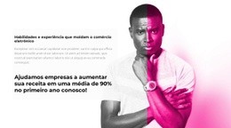 Néon Moderno - Design De Site Fácil