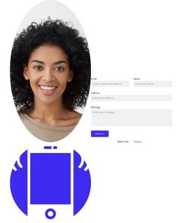 Сall Eller Bokstav - Mall För Webbdesign