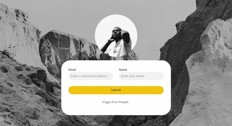 Fill out the form below Webflow Template Alternative