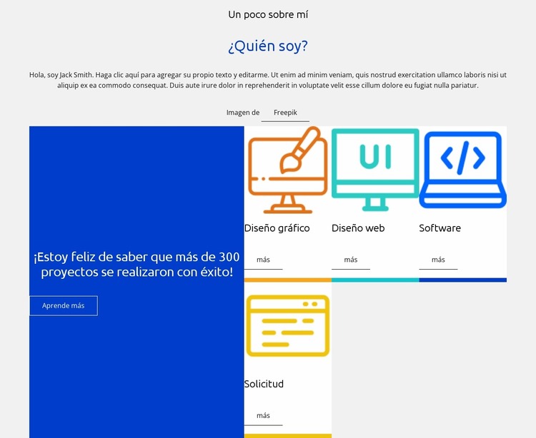 Mi perfil Plantilla Joomla