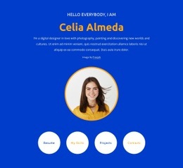 Designer Profile Block - Ultimate Web Page Design