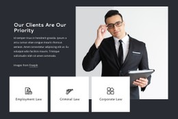 Our Clients Are Our Priority Premium Template