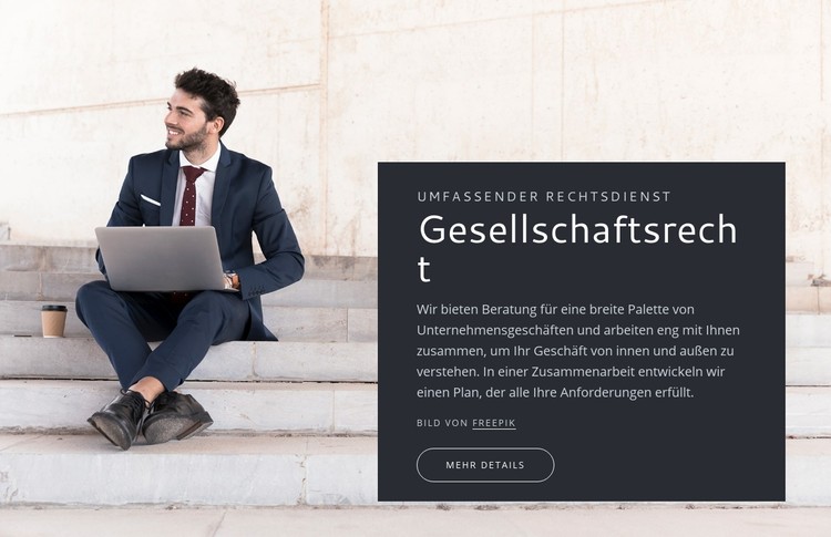 Unternehmensrecht CSS-Vorlage