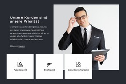 Unsere Kunden Sind Unsere Priorität - Vorlagen Website-Design